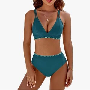 Teal Women's Swimwear Set